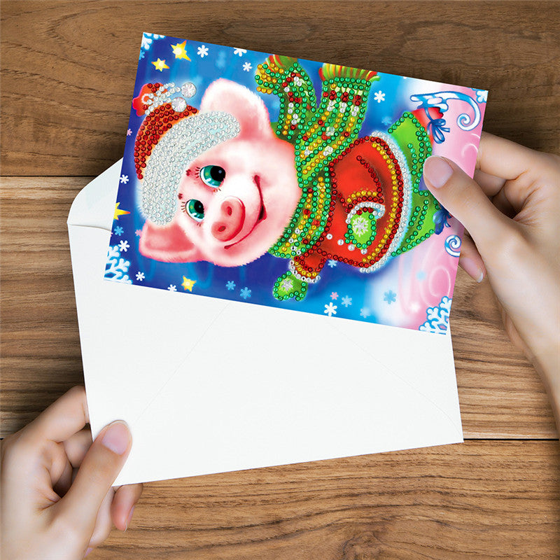 Diamond Painting Christmas Set (8 kaarten)