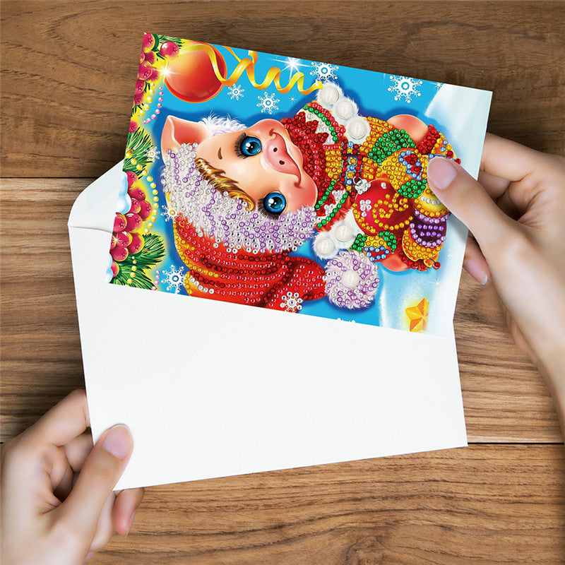 Diamond Painting Christmas Set (8 kaarten)