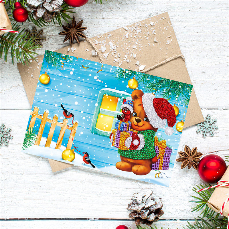 Diamond Painting Christmas Set (8 kaarten)