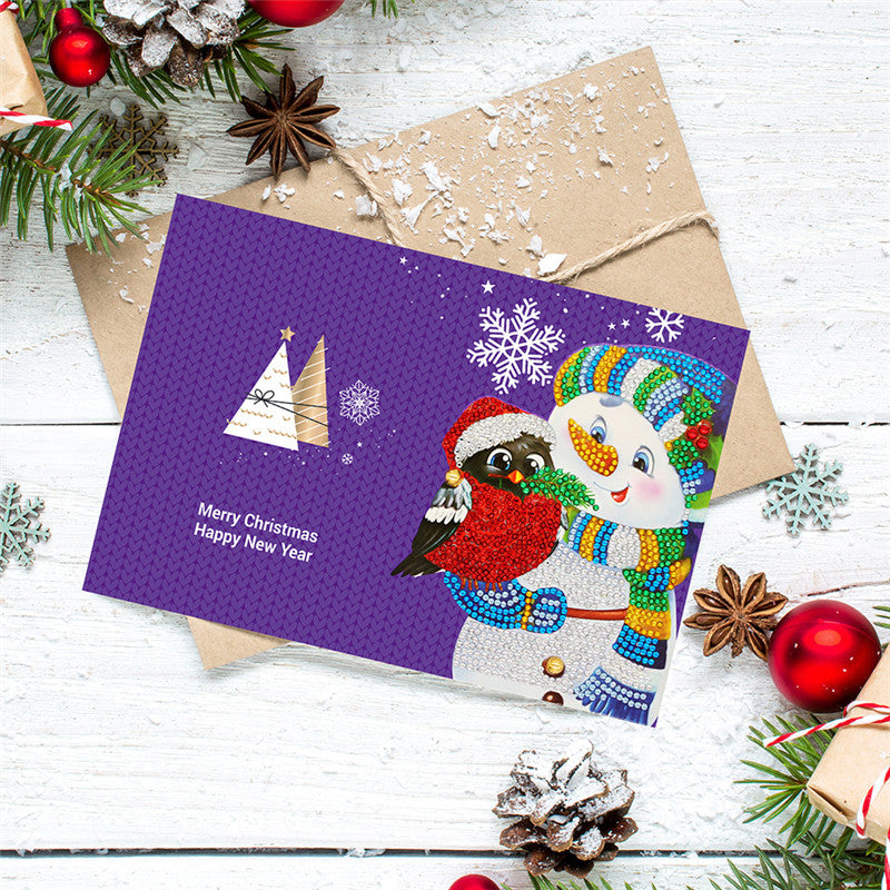 Diamond Painting Christmas Set (8 kaarten)