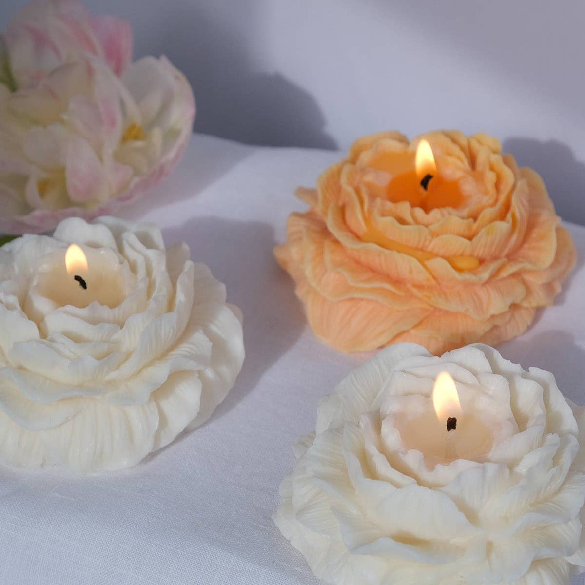Peony Flower Candle - AESHE